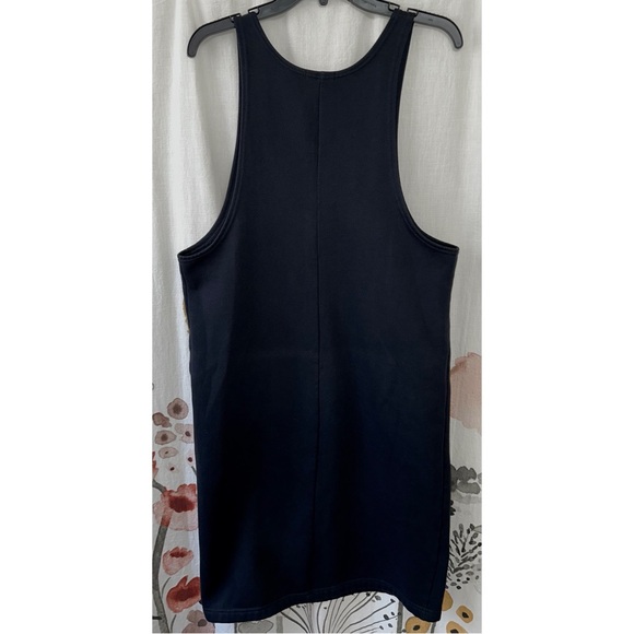 Espirit Sport Vintage 80’s Black Sleeveless Fleece Dress Size: M ( RARE! ) - Picture 4 of 6